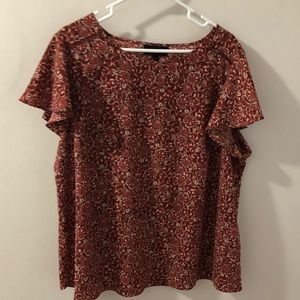 Lane Bryant floral blouse-great for work